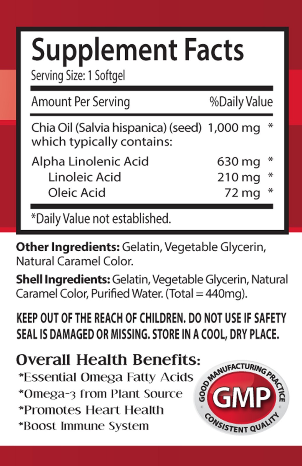 muscle builder – CHIA SEED OIL 2000 – cholesterol support – 2 Bottles (120)