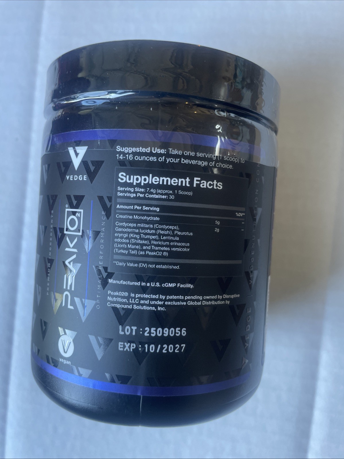 vedge Nutrition Creatine + | Vegan Plant-Based Creatine Monohydrate Powder | …