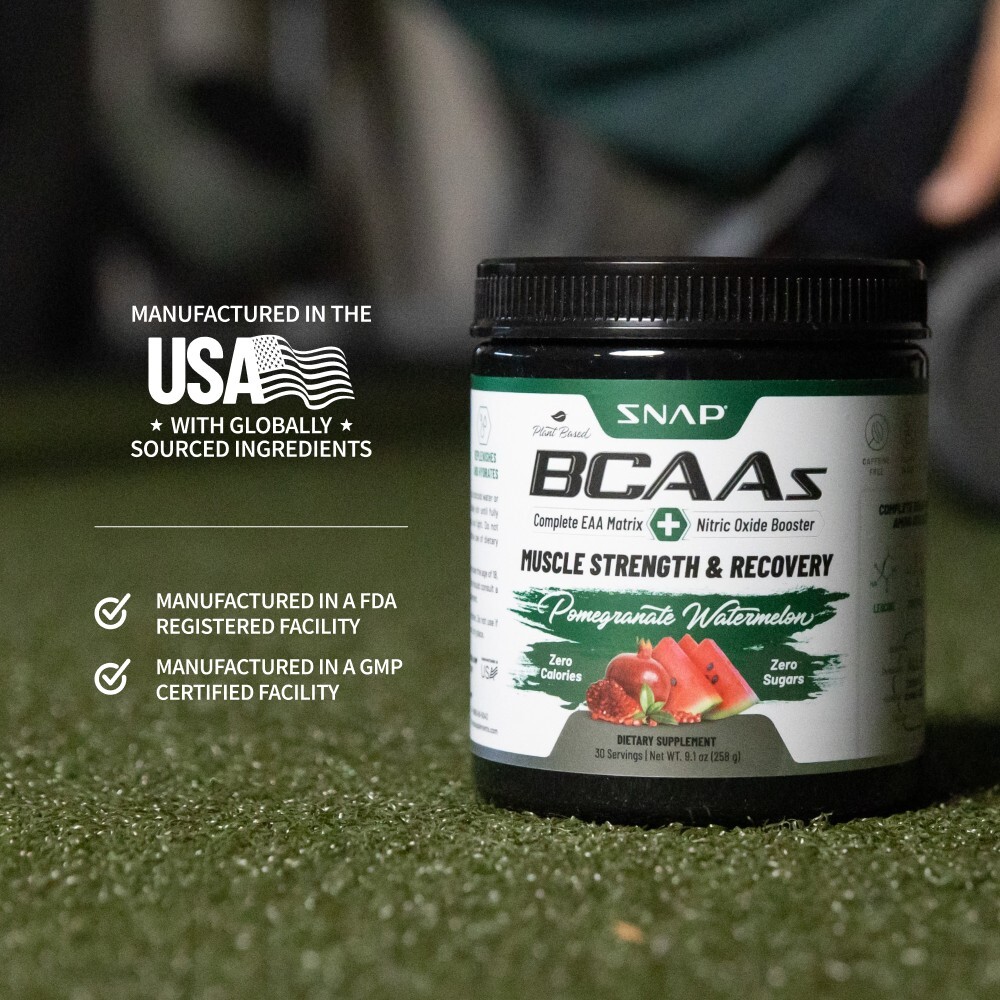 Pomegranate Watermelon BCAA Powder, Muscle Growth & Recovery – Amino Acids