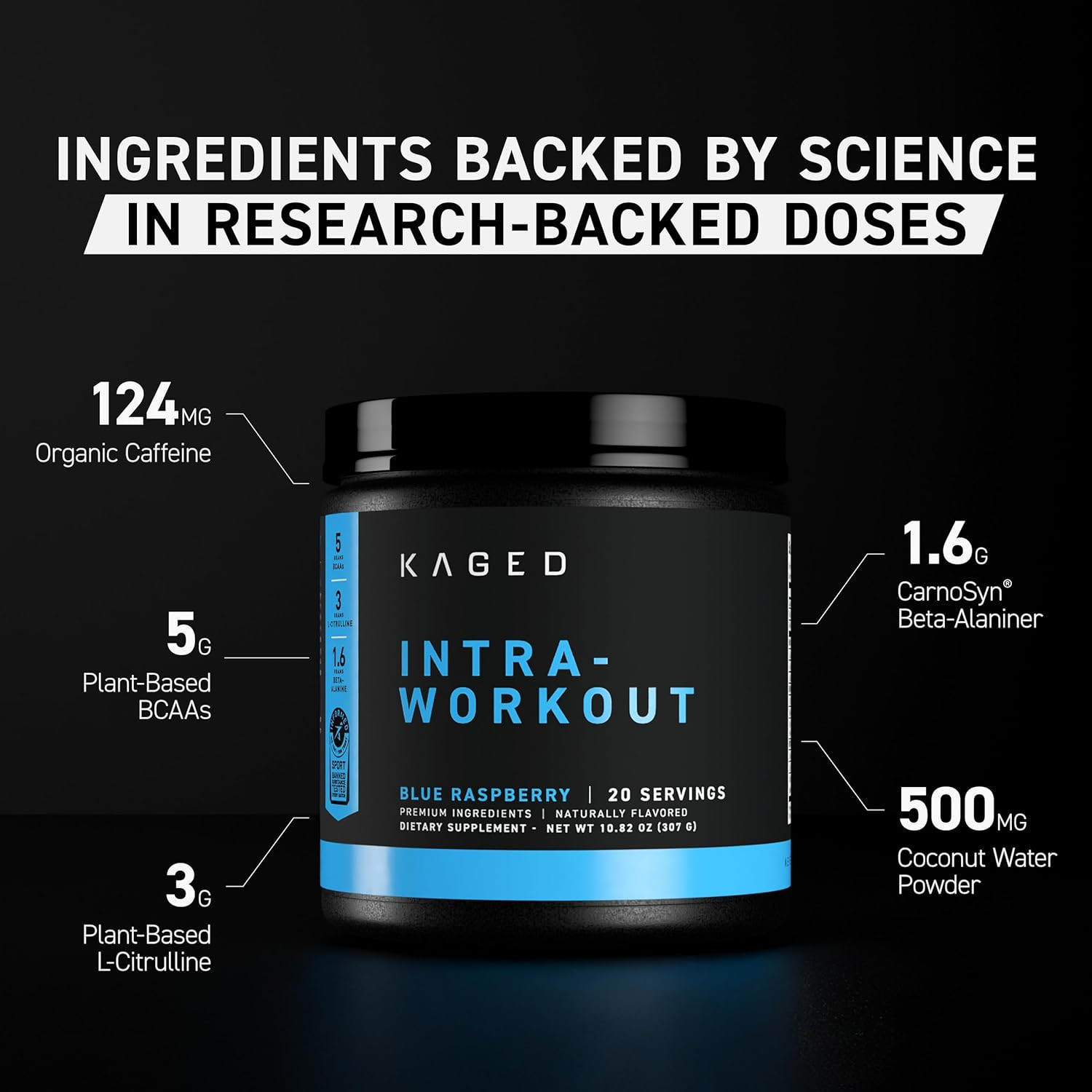 Intra-Workout Powder | Cherry Limeade | Bcaas, L-Citrulline & Beta-Alanine for E