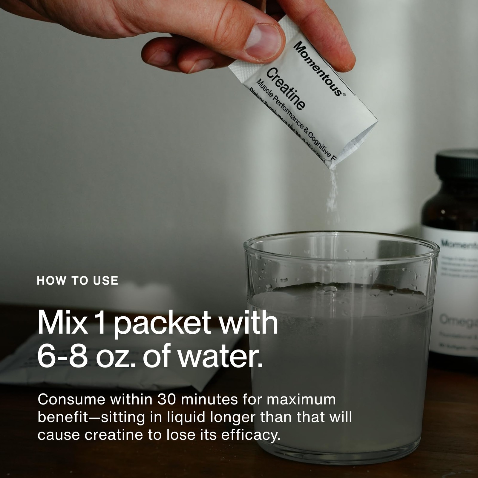 Momentous Creatine Monohydrate Powder – Creapure Creatine Powder – Supports S…