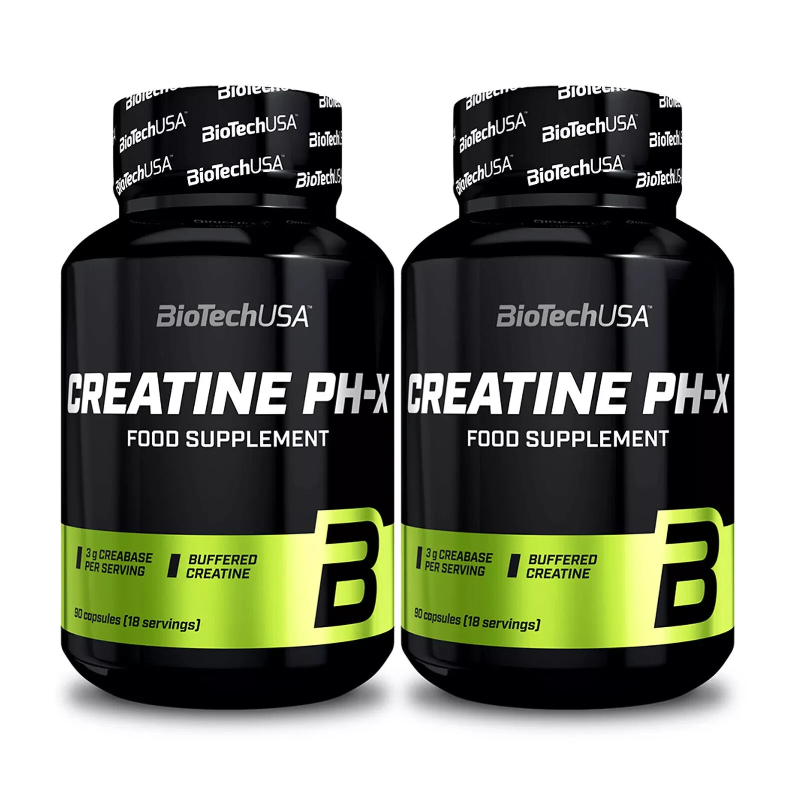 Creatine PH-X 90/180 Caps. Creatine Alkaline Buffered Monohydrate Muscle Growth