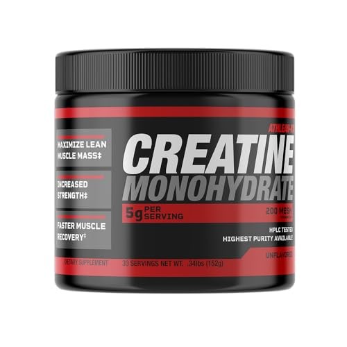 Creatine Monohydrate Powder 90 Servings Muscle Strength Power