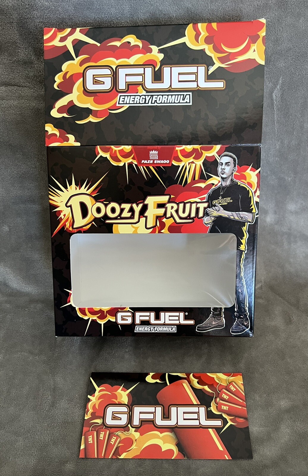 G Fuel Doozy Fruit Gfuel Box Faze Swagg Shaker, Sticker, Empty Tub READ