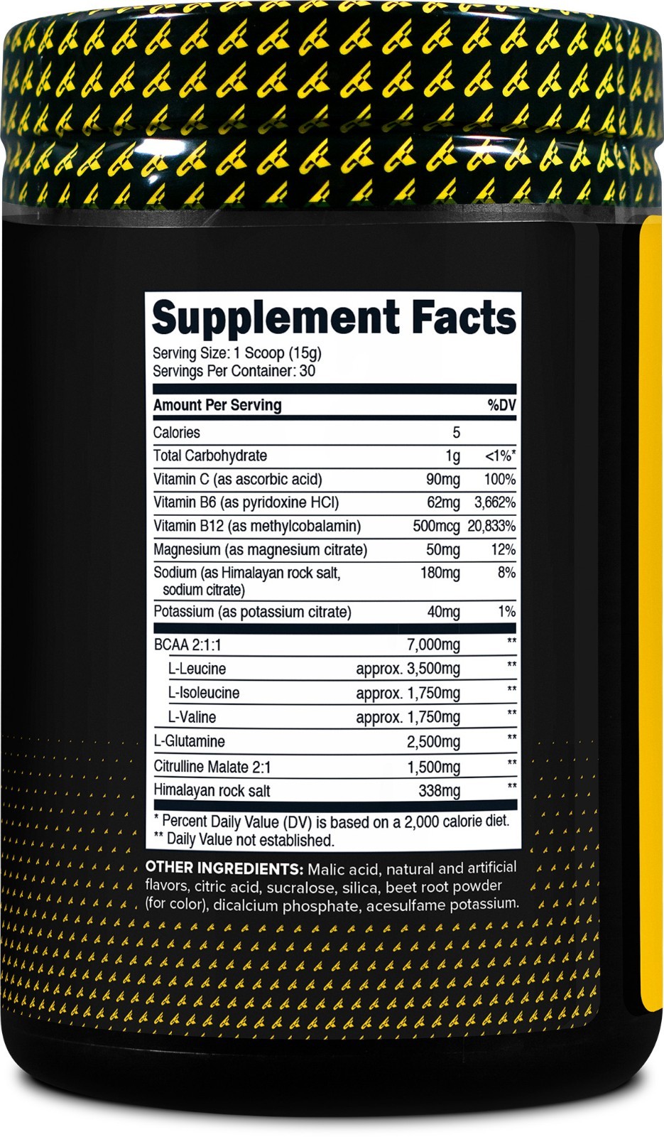Primaforce BCAA Powder (Watermelon) – 7000mg 2:1:1 BCAAs, Post-Workout Recovery