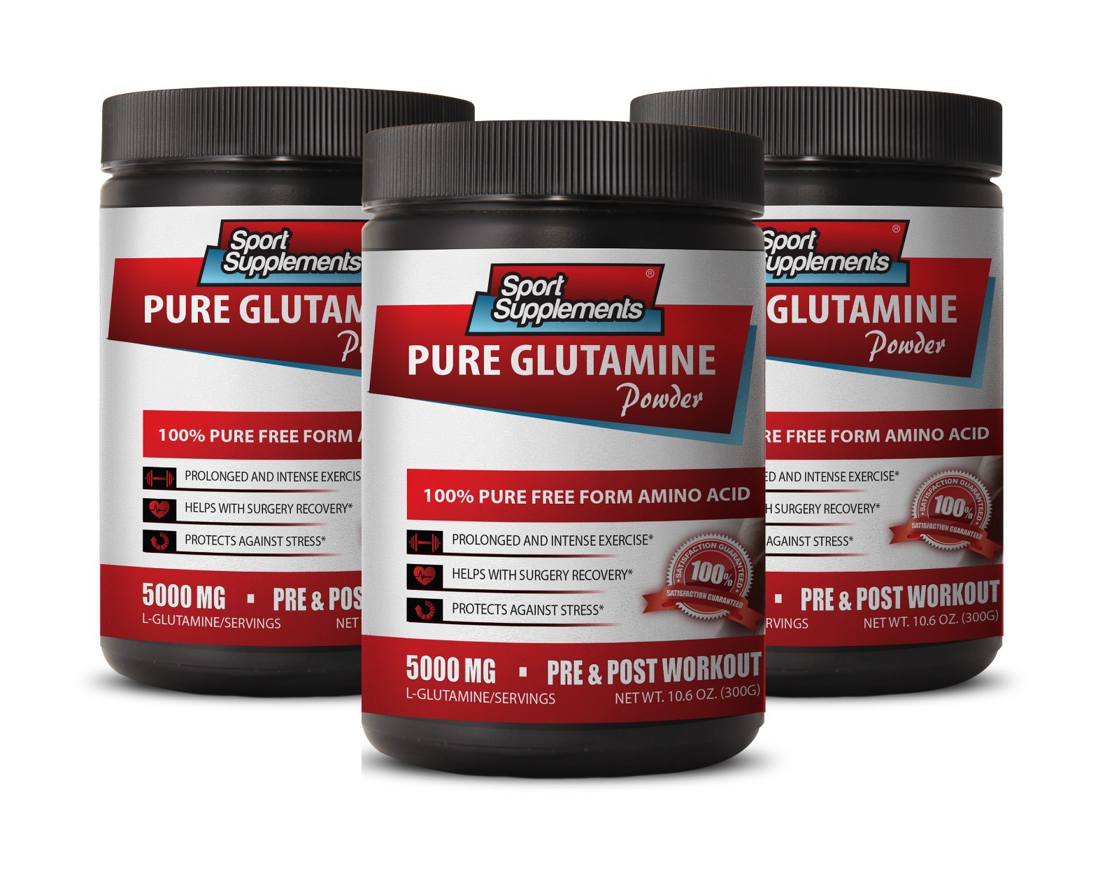 Pure Glutamine – Pure Glutamine Powder 5000mg – Increased Recovery Times 3B