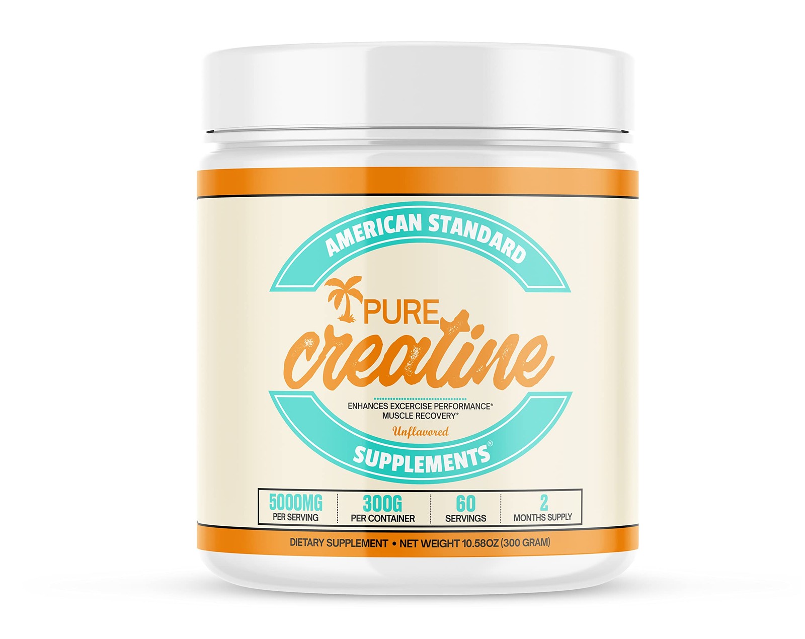American Standard Supplements Pure Creatine Monohydrate Micronized Powder – M…