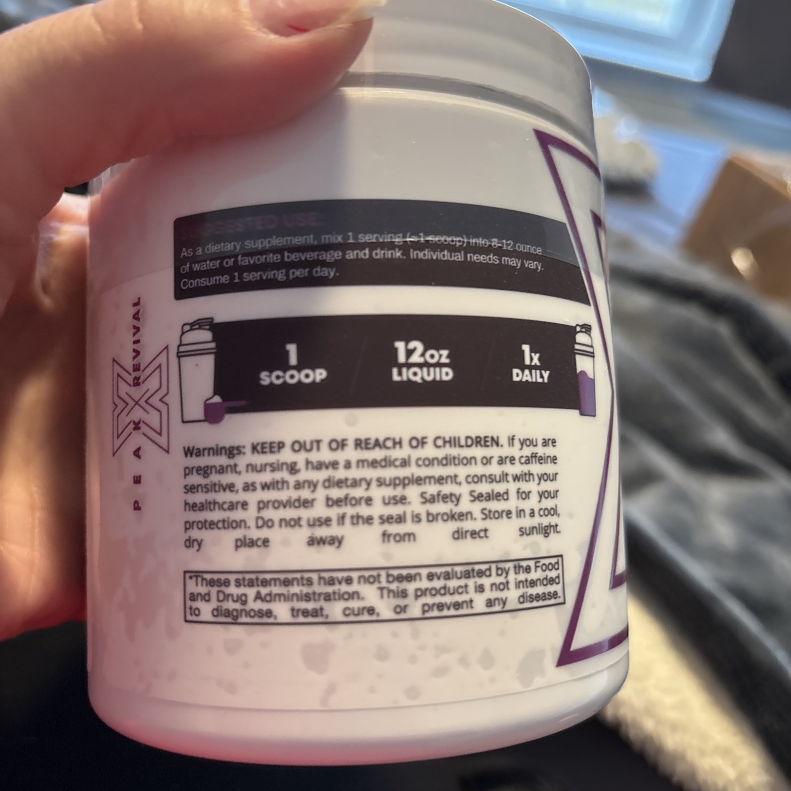 Peak Revival-X Creatine Monohydrate Electrolytes Powder grape 315g