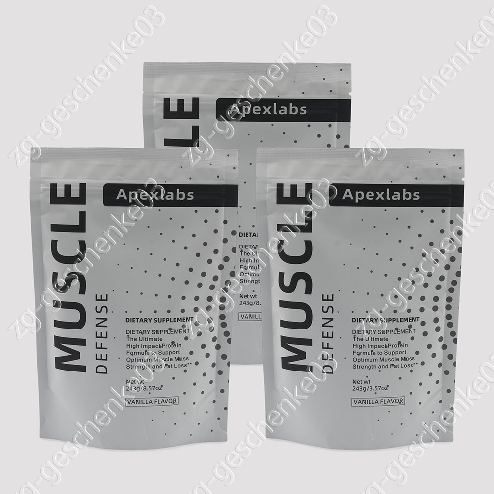 Apex Labs Muscle Defense Dietary Supplement, Vanilla – 8.57 oz – US 1-5 pack