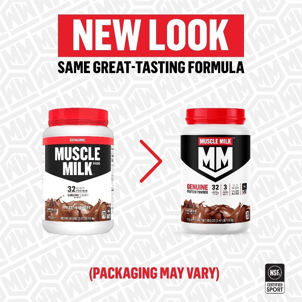 Genuine Protein Powder, Chocolate, 1.93 Pound, 12 Servings