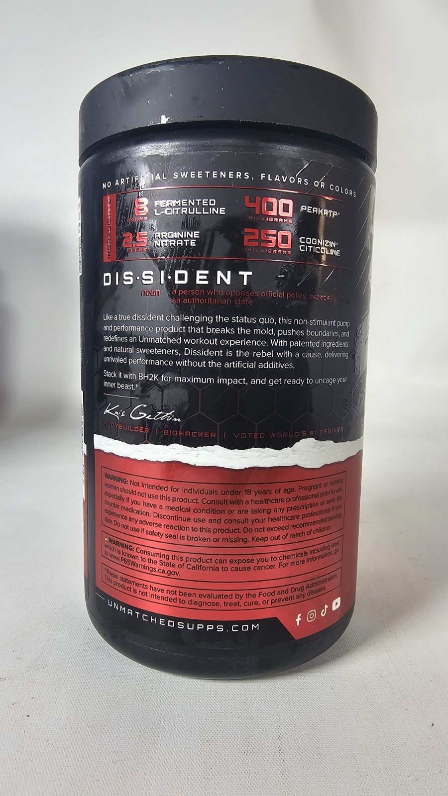 Non-Stimulant Pre-Workout – Blood Orange lime (14.8 Oz. / 20 Servings) Exp:8/27
