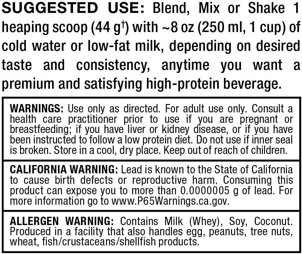 Allmax Nutrition – HexaPro High Protein Lean Meal – Chocolate – 5 lbs (2.27 kg)