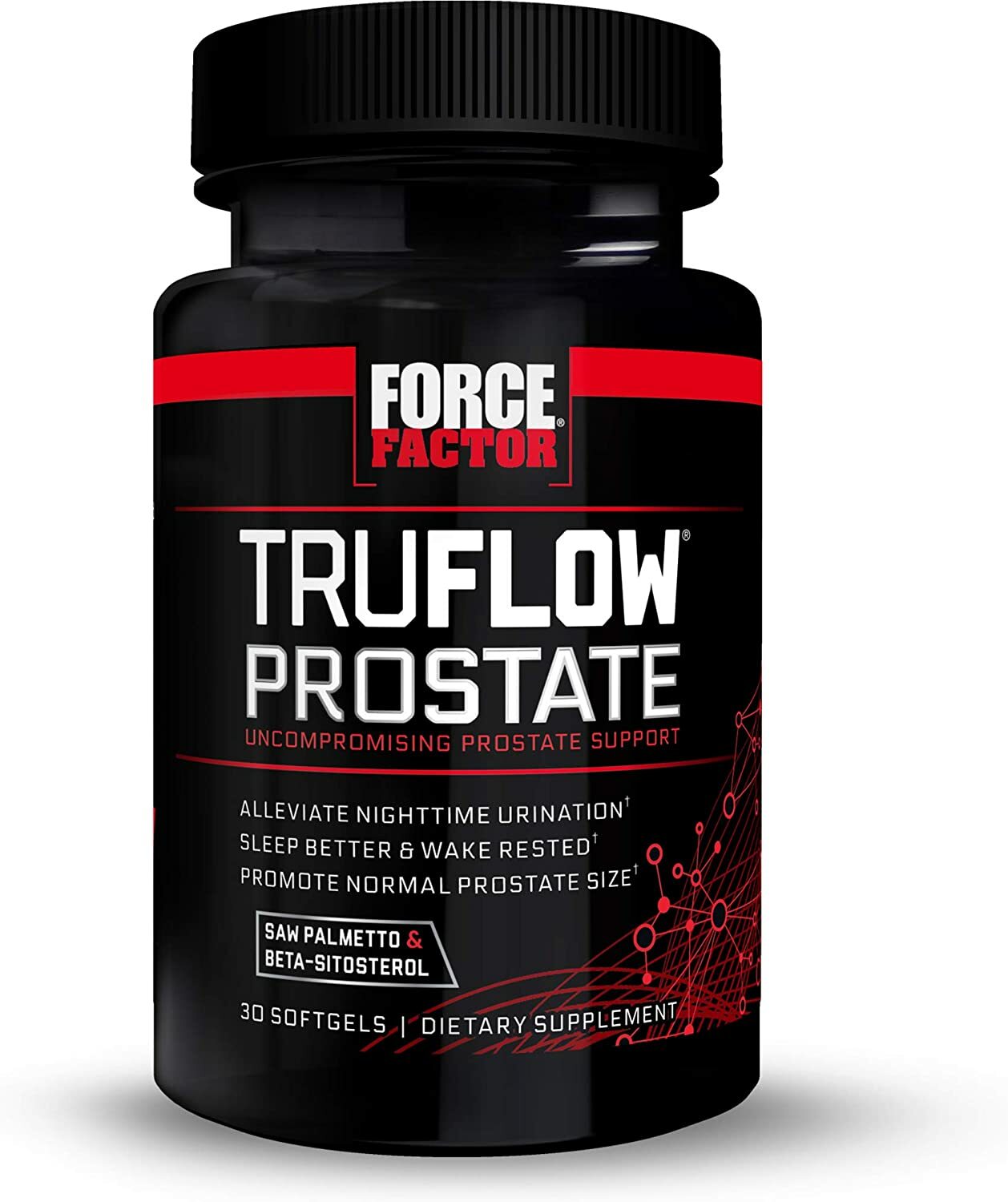 Force Factor TruFlow Prostate Health Support Supplement Men – Beta Sitosterol