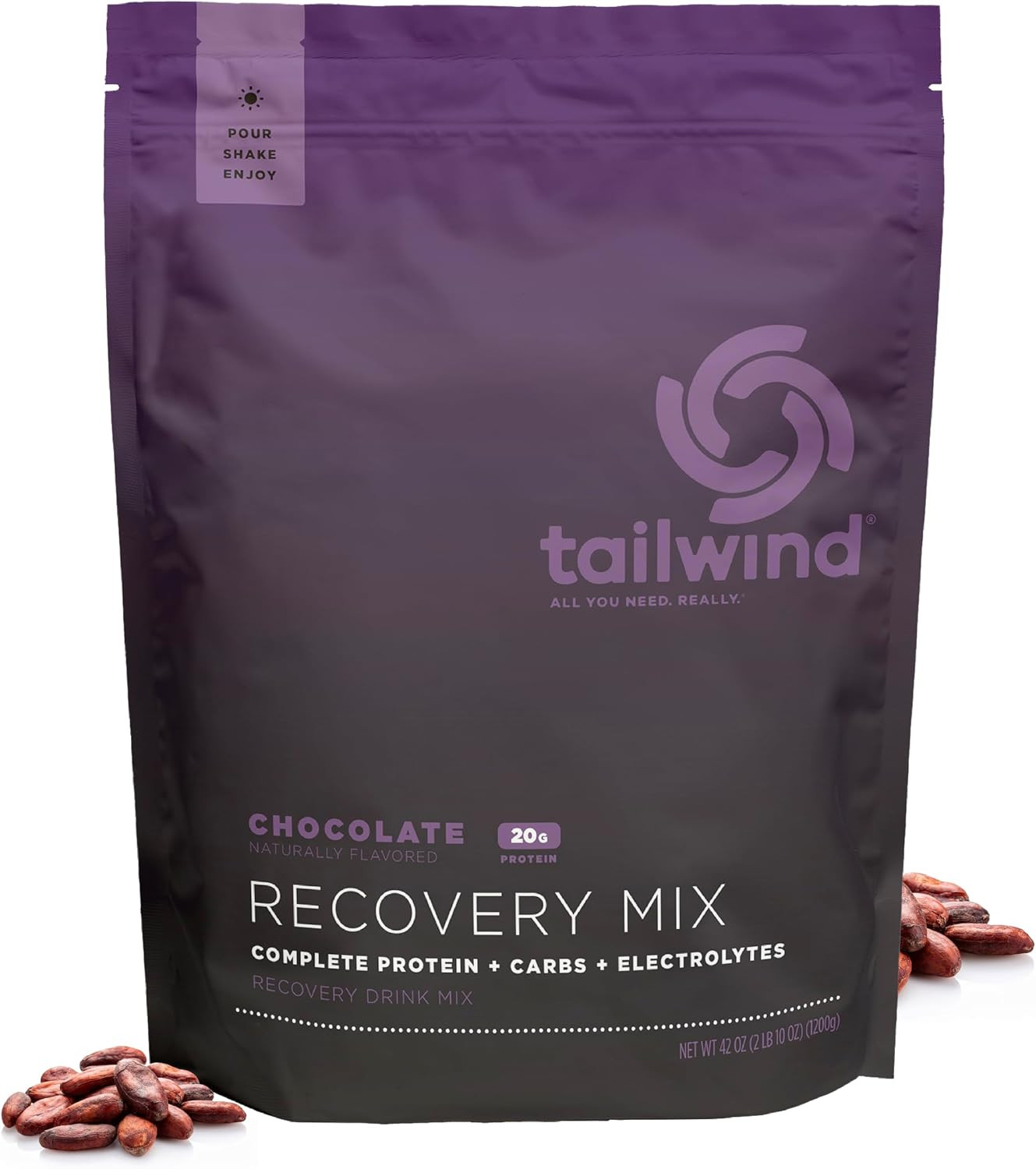 Recovery Mix, 20 Grams Complete Protein, Carbohydrates, and Electrolytes Powder