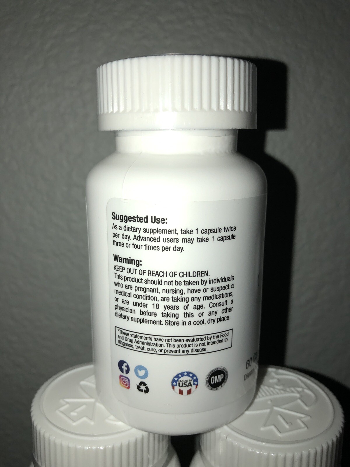 Gorilla Mind Turkesterone 500 mg 60 Caps New Sealed Order Shipped (1 Bottle)