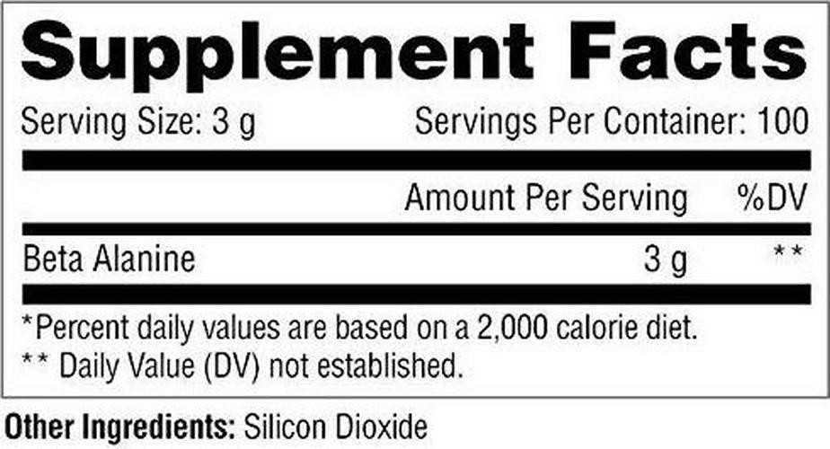 Metabolic Nutrition Beta Alanine – Enhance Muscular Endurance and Performance