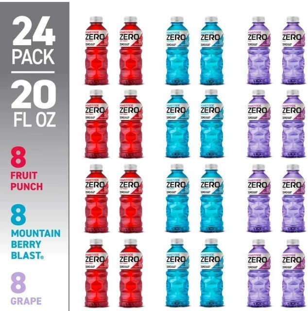 POWERADE ZERO Variety Pack Sports Drink, 20 fl. oz., 24 pk. Best Price USA
