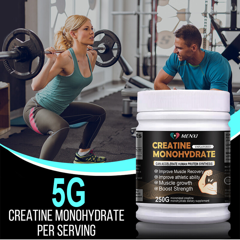 Micronized Creatine Monohydrate Powder 100/250g, 5g Servings,Unflavored Creatine
