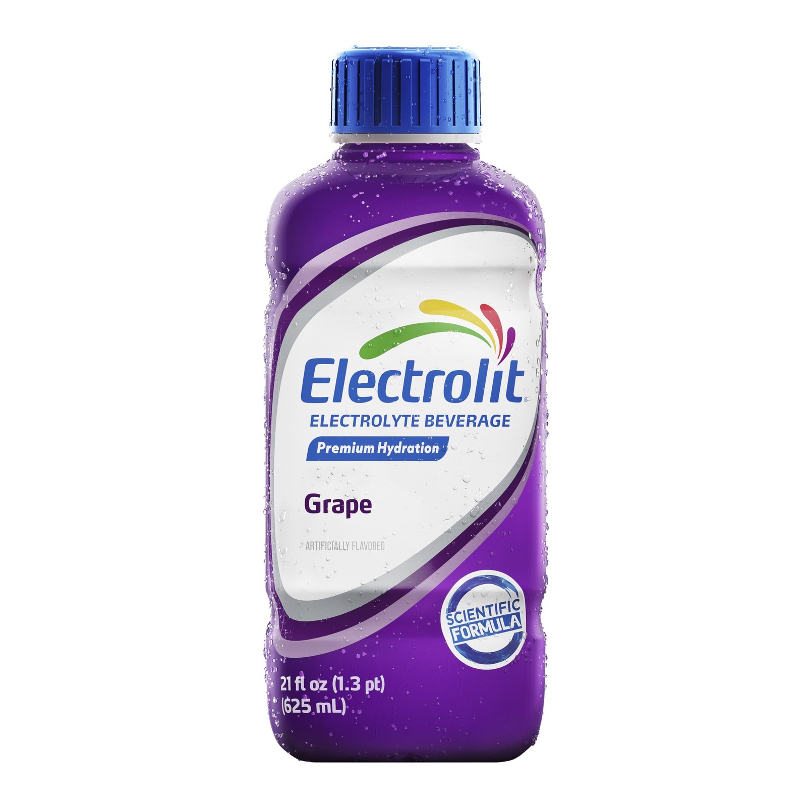 Electrolit, Electrolyte Beverage, Grape, 21 Fl 21 FL Oz (Pack of 12), Grape