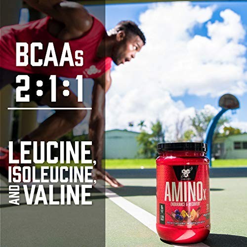 Amino X Muscle Recovery Powder – BCAAs, 10g Amino Acids, Keto, Zero Sugar, Grape