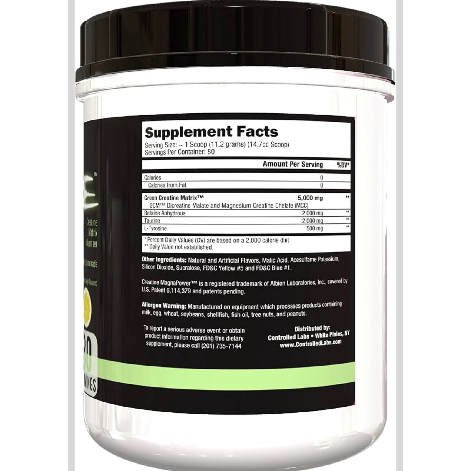 Controlled Labs Green MAGnitude Juicy Watermelon Creatine Matrix 800g 80 Serving