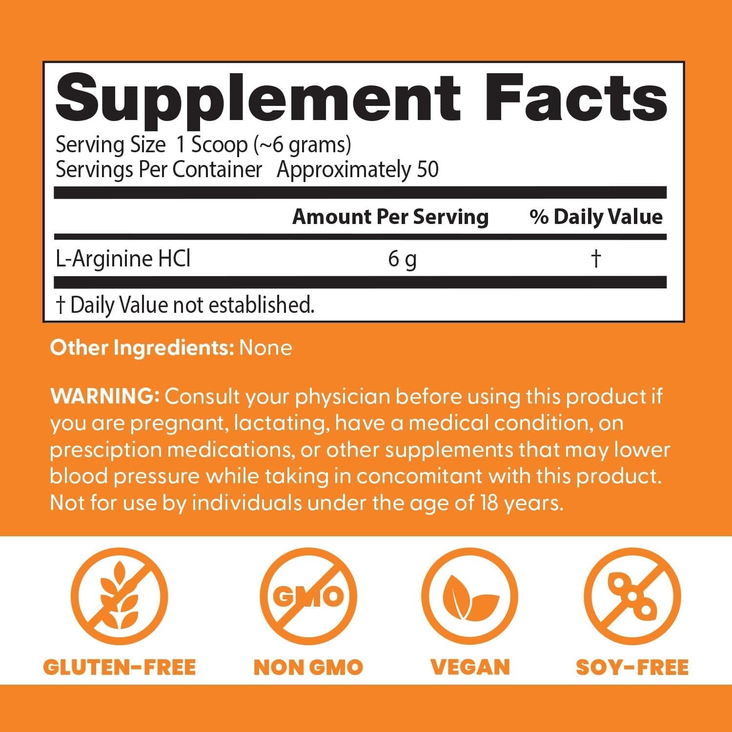10.6 oz L-Arginine Powder by Doctors Best – Boost Heart Health & Endurance