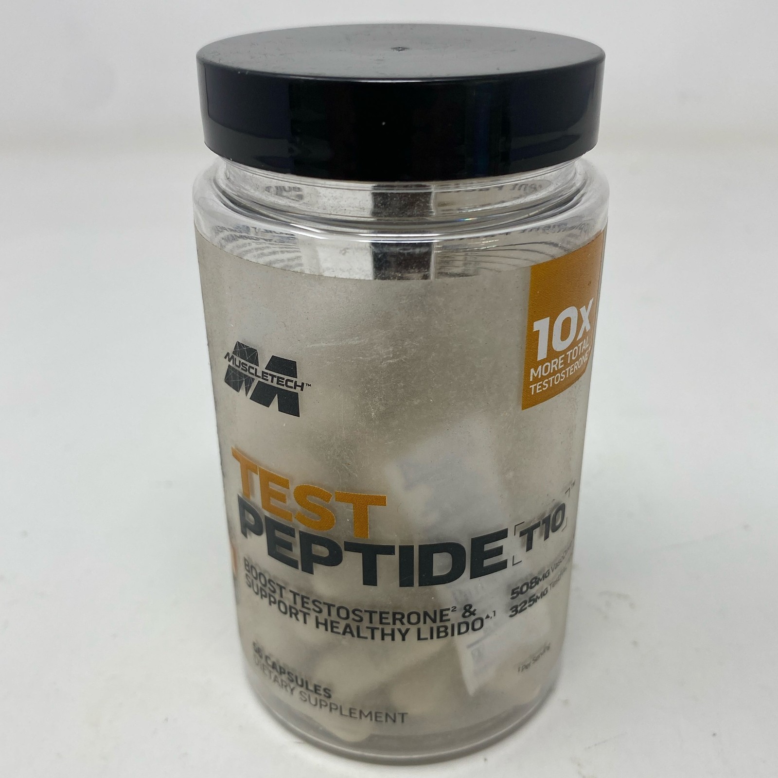 MuscleTech Test Peptide T10 Testosterone Booster, 56 Capsules
