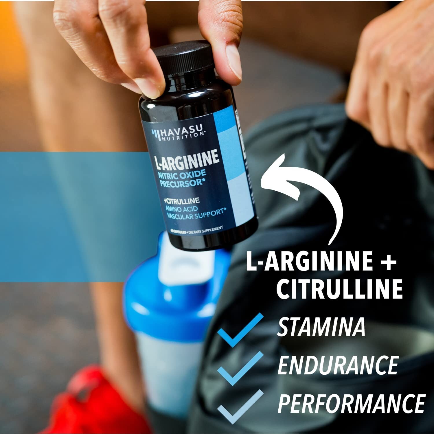 L-Arginine Capsules | Ultimate Performance & Endurance Supplement, 120 Count