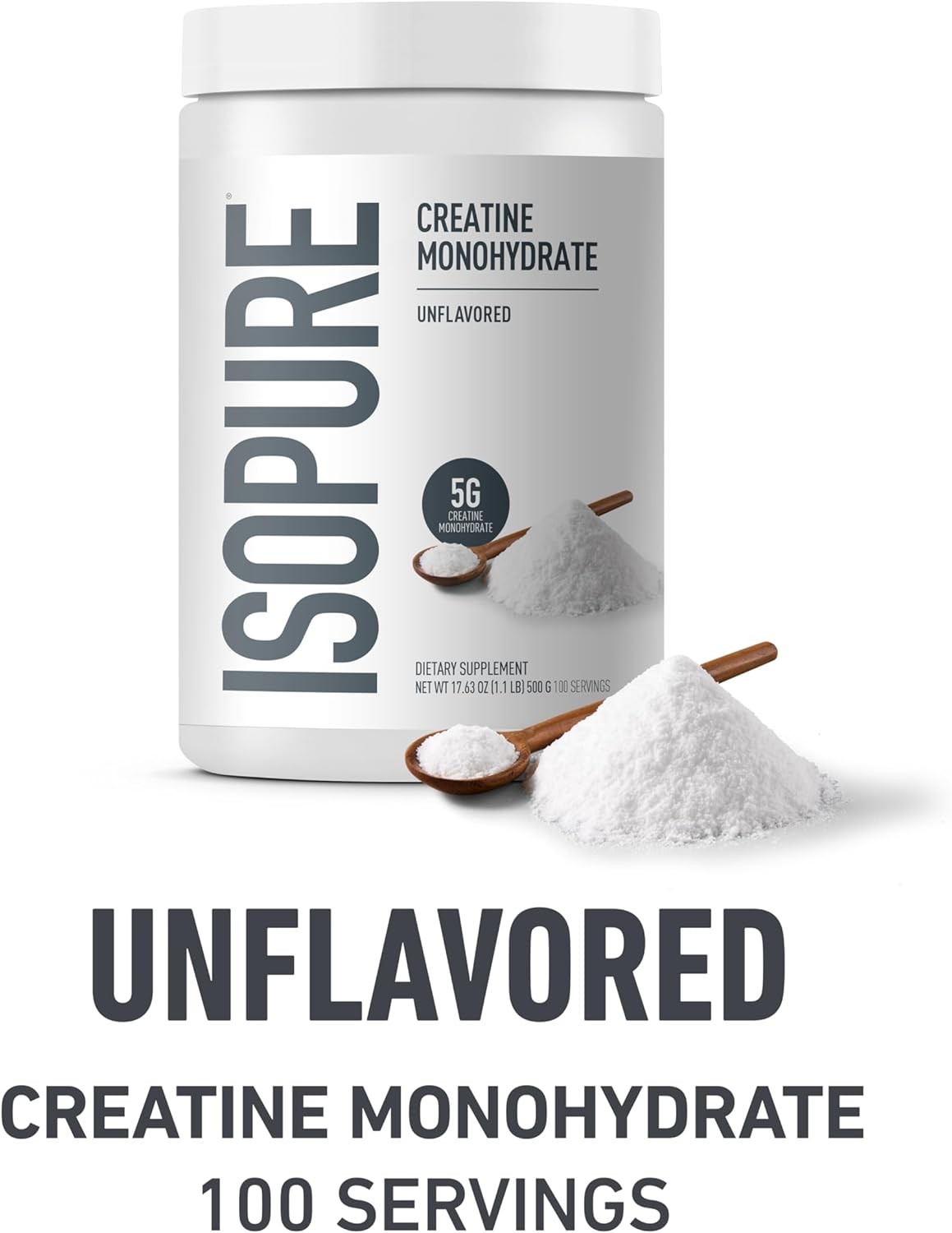 Isopure Whey Isolate – Zero Carb or Low-Carb, Creamy Vanilla