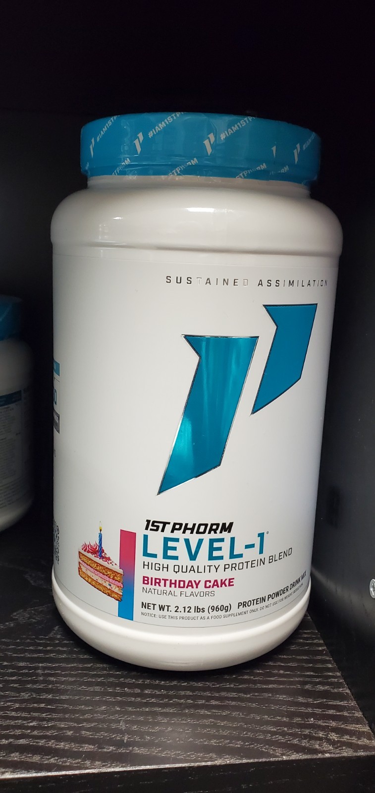 1ST PHORM LEVEL-1 WHEY PROTEIN POWDER Birthday Cake