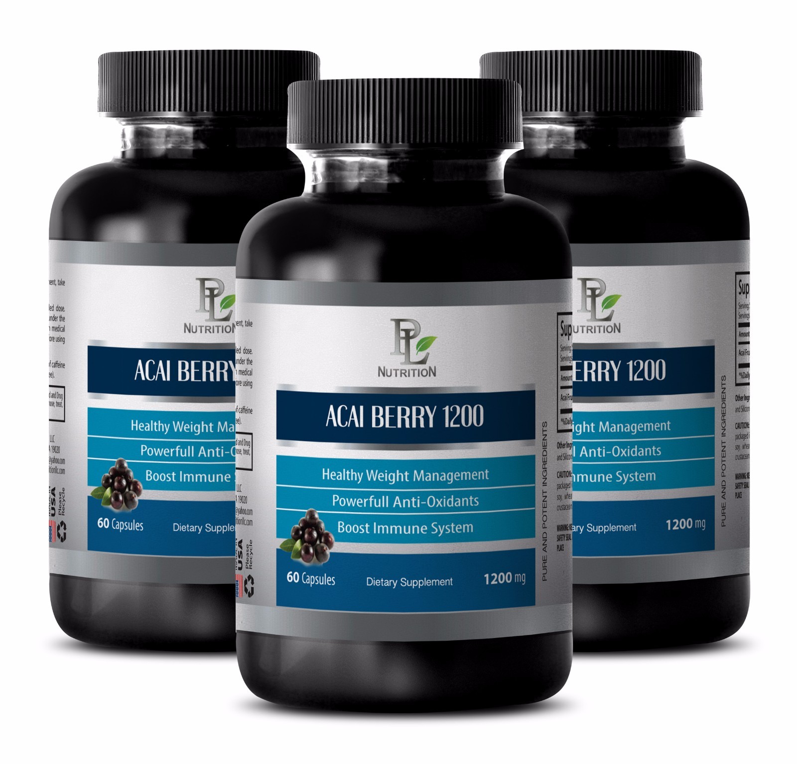 Detox now ACAI BERRY 1200 ENERGY & IMMUNE BOOSTER Energy natural booster 2B