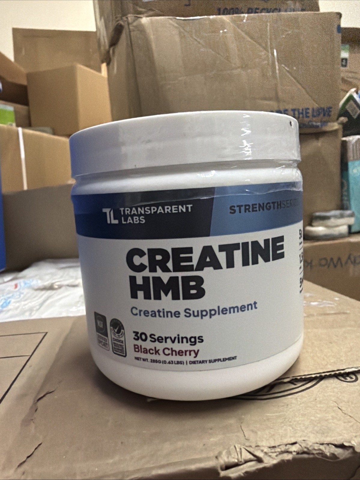 Transparent Labs Creatine Monohydrate HMB Powder – Black cherry 10/27