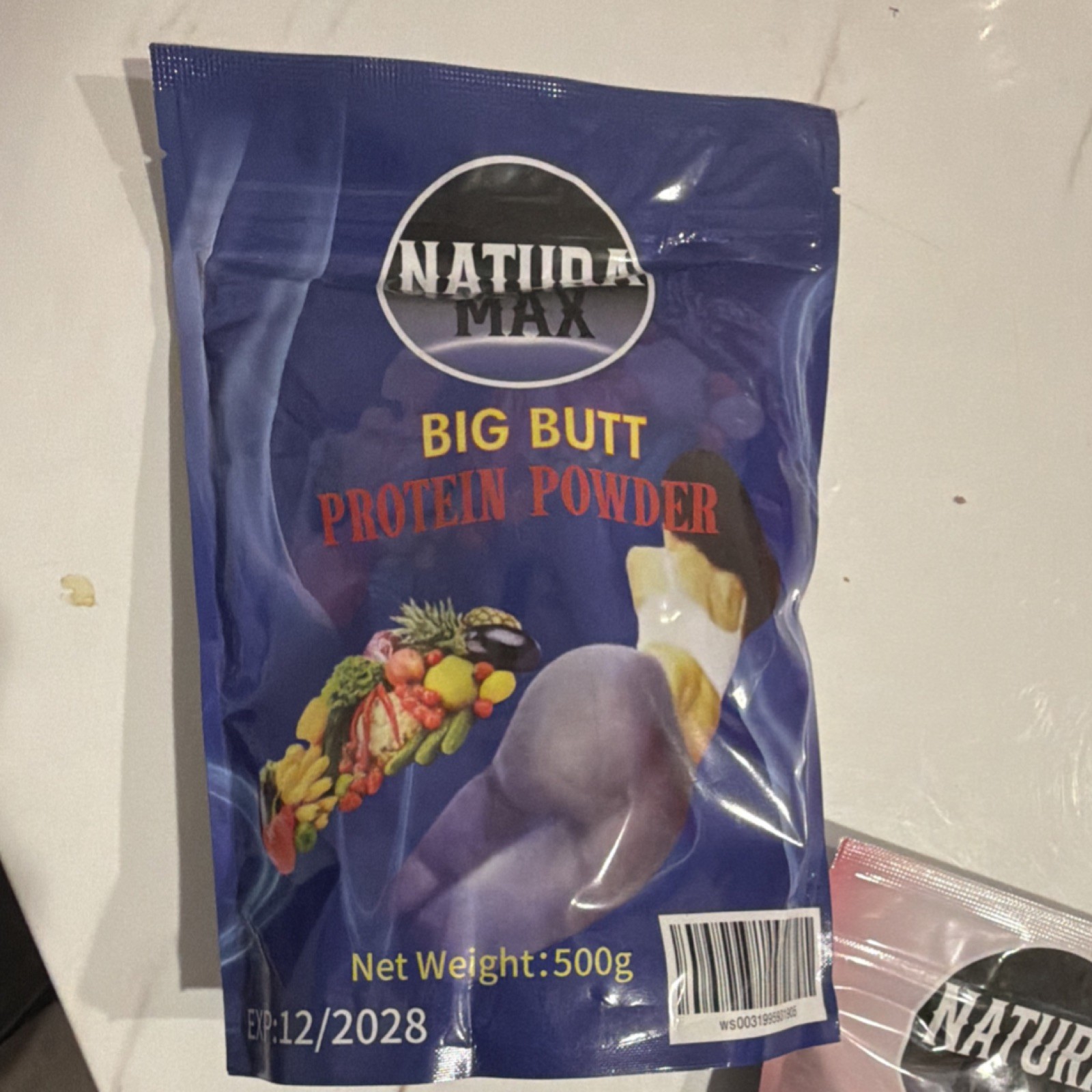 Natura Max Natural Protein Powder Strawberry Vanilla 500g Muscle Gain