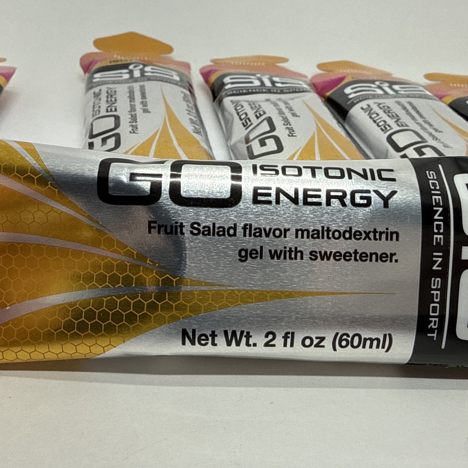 6 Tubes Science in Sport Energy Gel SIS Go Isotonic Energy TUTTI FRUTTI