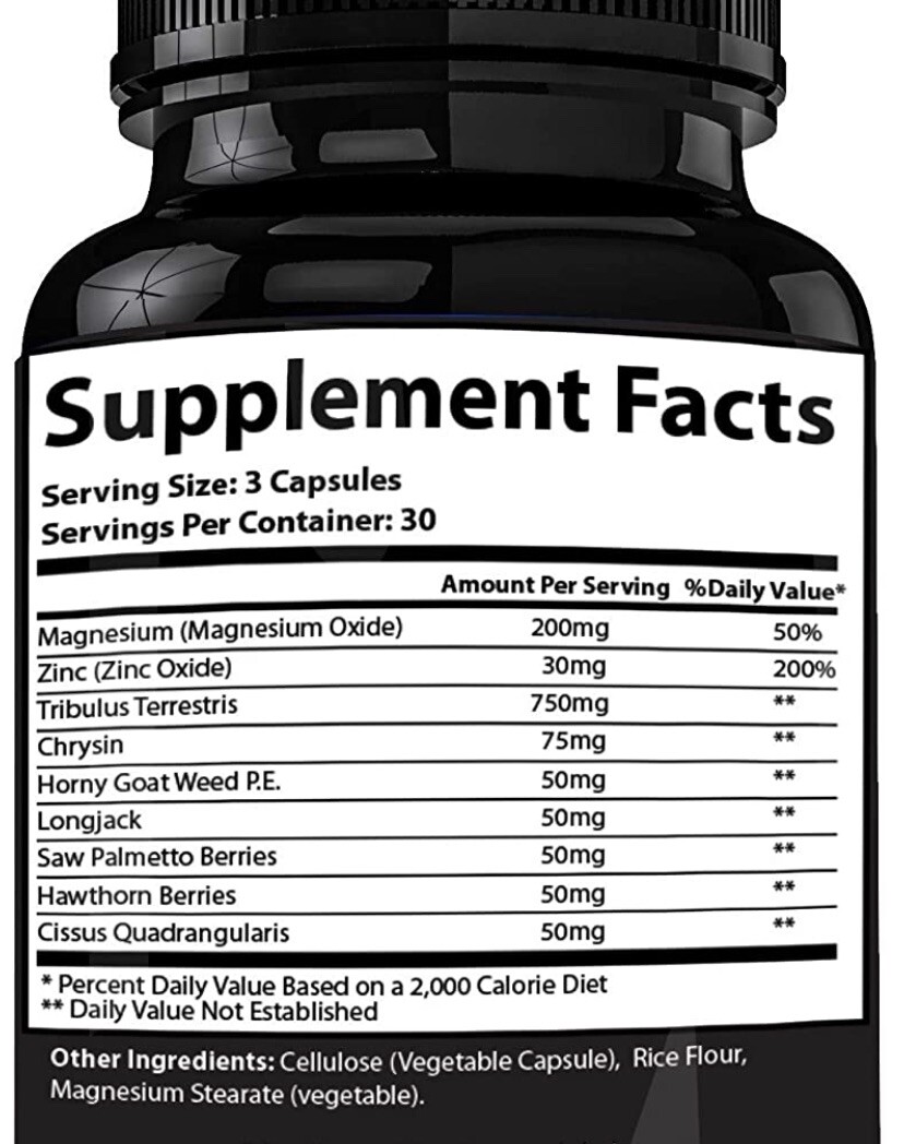 Anabolic Testosterone Booster Build Muscle No/Hgh