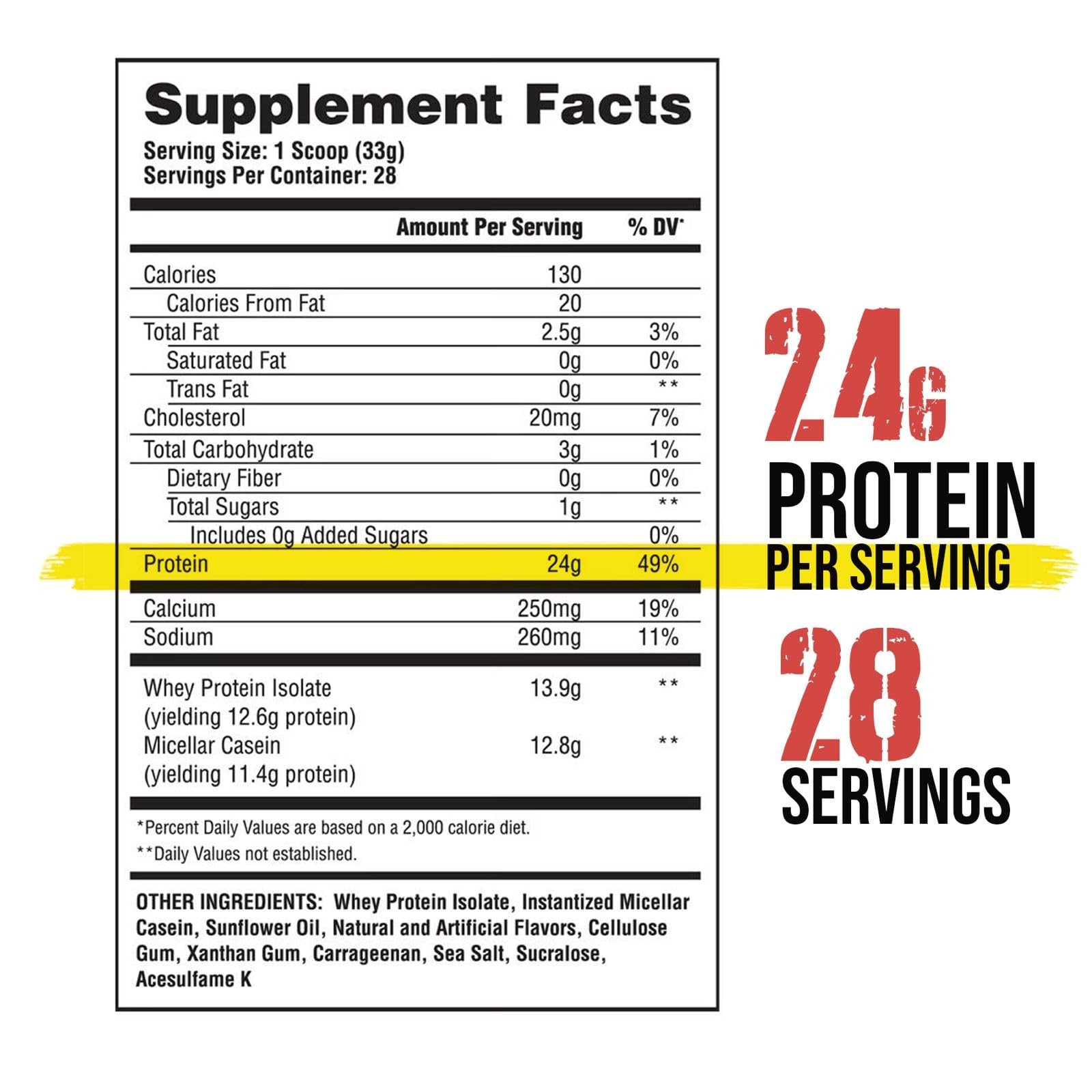 Apollon Nutrition 50/50 Formula-X Whey Isolate And Casein Protein 2 Lb Dubai