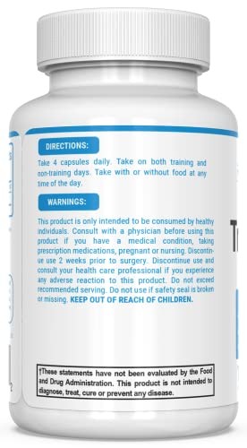 Creatine Monohydrate Capsules 3g 120 Count Muscle Growth Strength