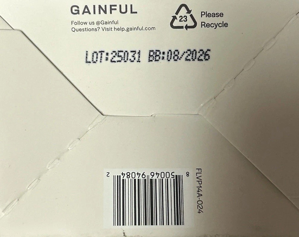 Gainful Flavor Vanilla, Strawberry & Chocolate 14 Packets Ex: 08/2026 New Sealed