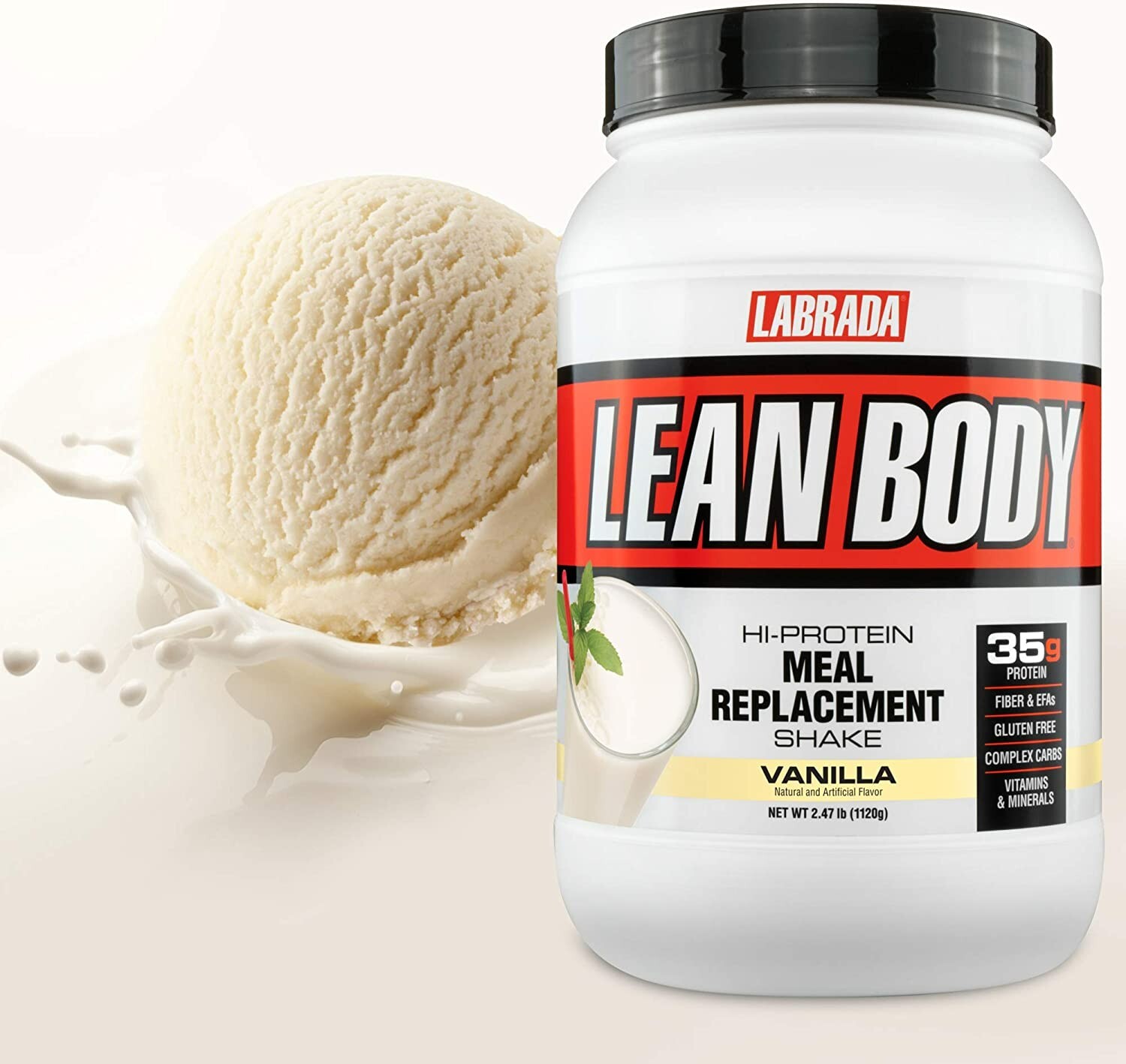 Labrada Lean Body Hi Protein Meal Replacement Shake 2.47lb Tubs Pick Flavor New