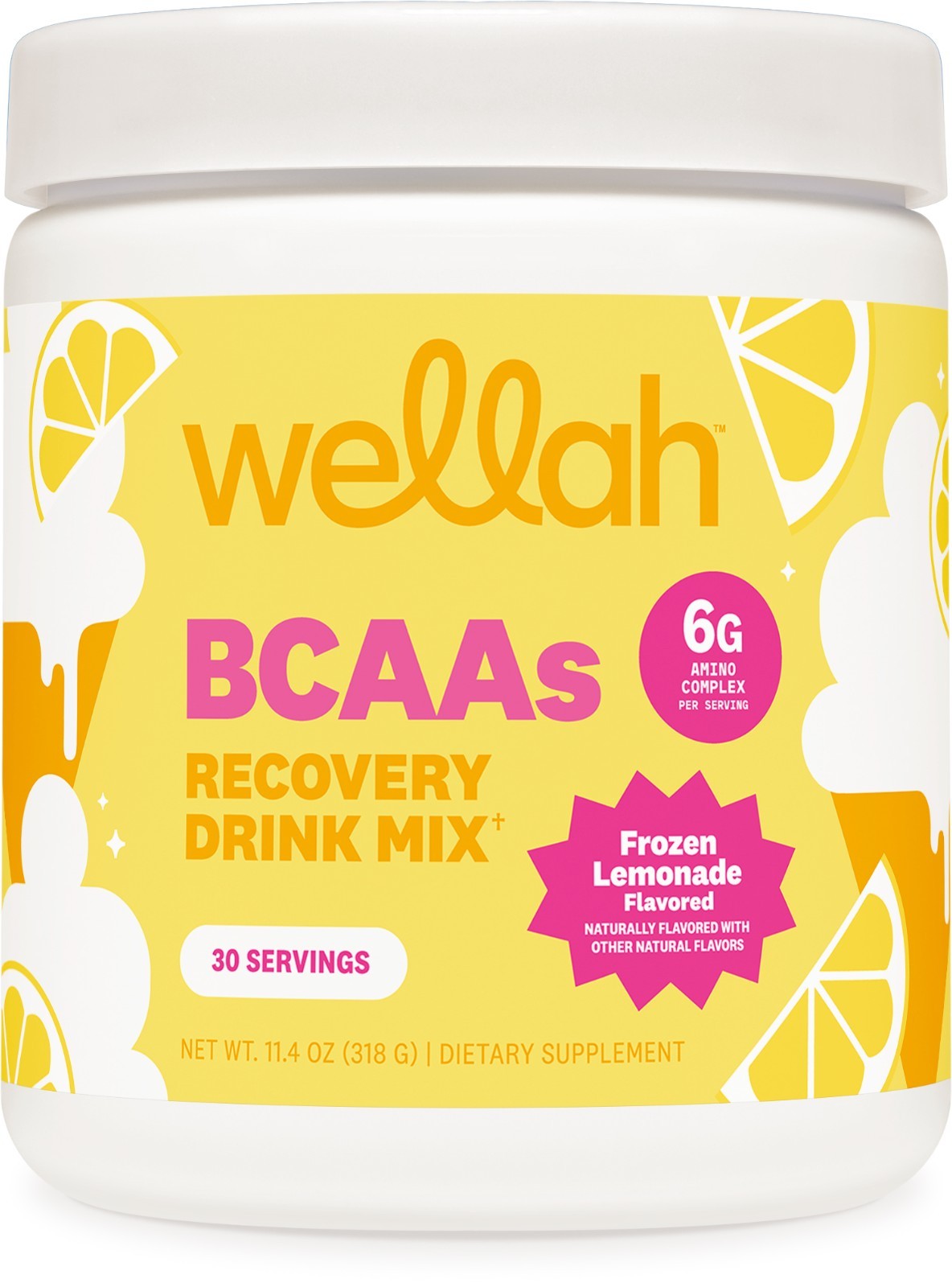 Wellah BCAAs (Frozen Lemonade Flavored) 30 Servings – BCAA Powder