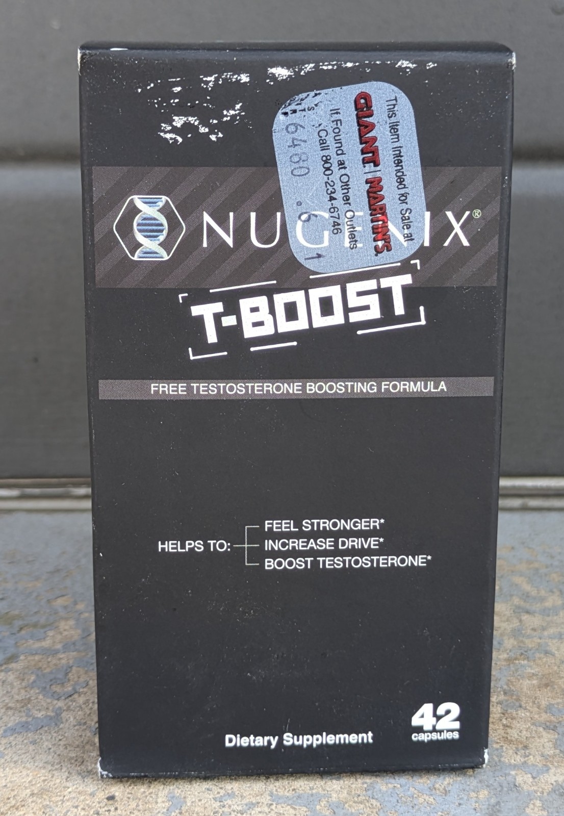 Nugenix T-Boost Dietary Supplement 42 Capsules Exp. 3/27