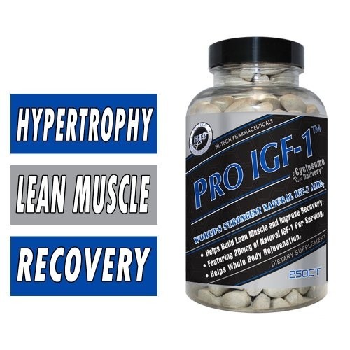 Hi-Tech Pharmaceuticals Pro IGF-1 250 Tablets Rejuvenation Muscle Wellness NEW