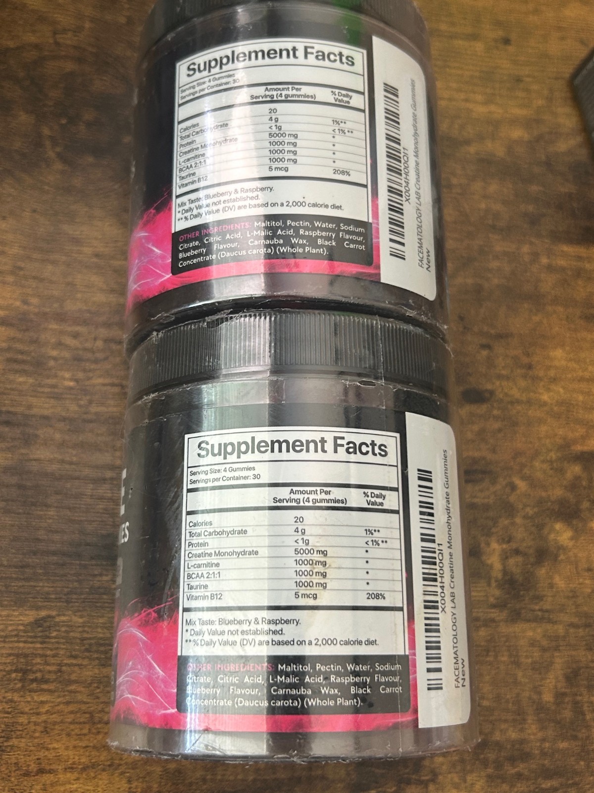 Fm Creatine Monohydrate Gummies 8000mg Active 120 Gummies Exp 3/27