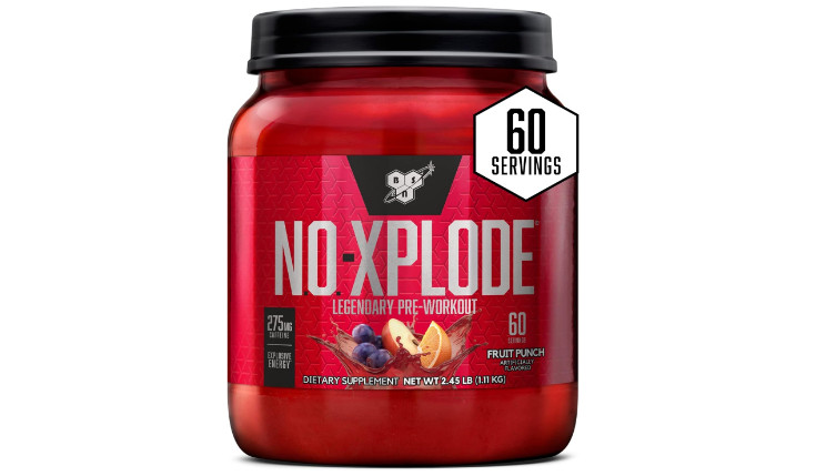 BSN N.O.-XPLODE Pre Workout Powder, Energy Supplement for Men and Women with Cre