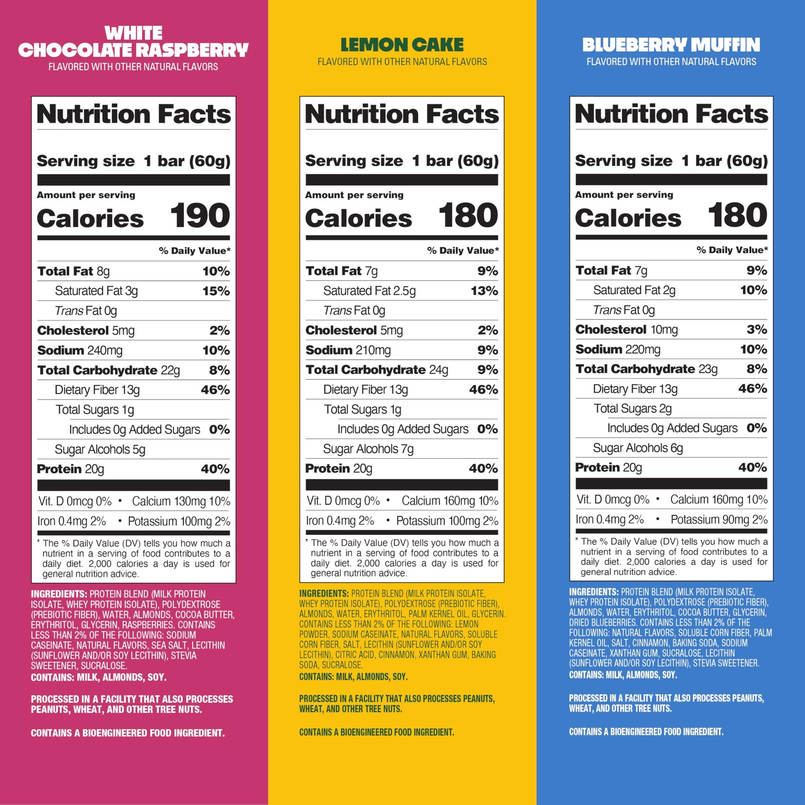 Quest Nutrition Fruit Flavored Variety Pack Protein Bars High Protein Carb