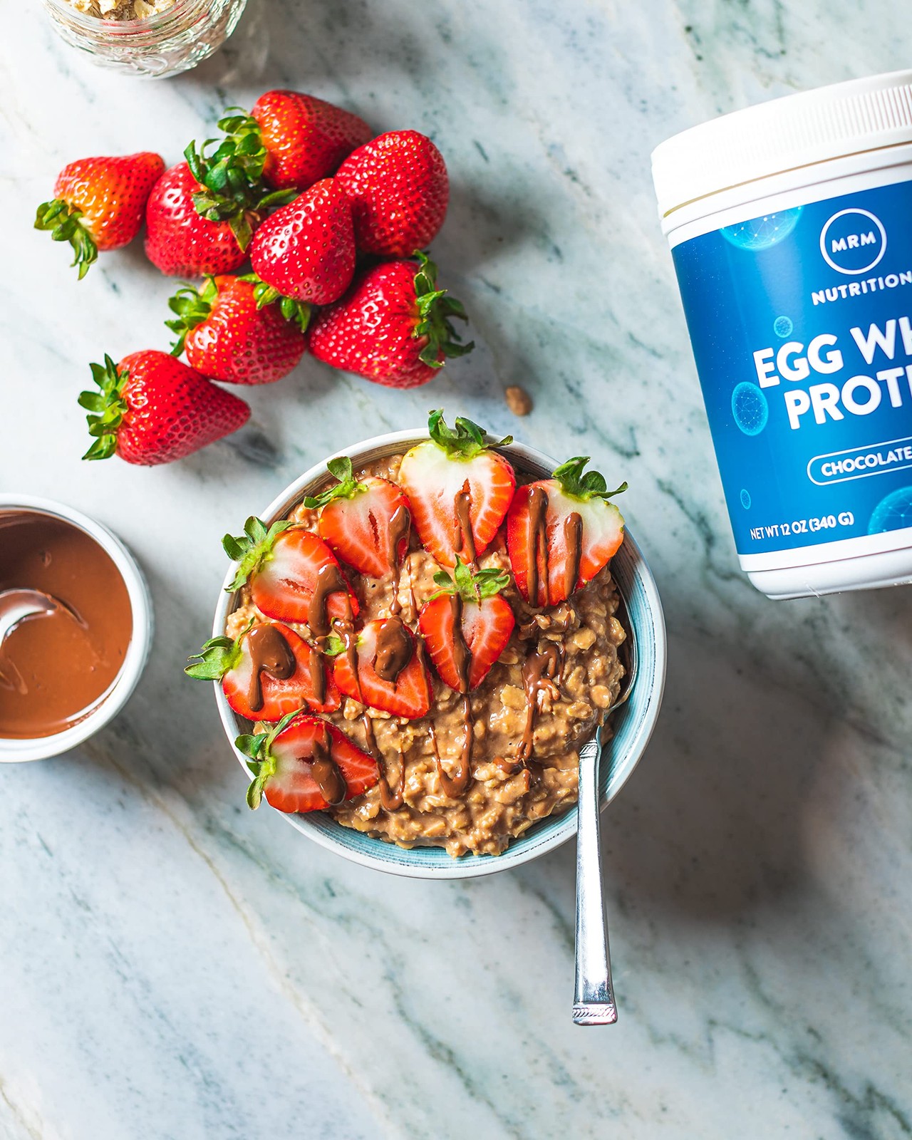 Chocolate Egg White Protein Powder 1.5 lb Dairy Free Gluten Free 23g Protein