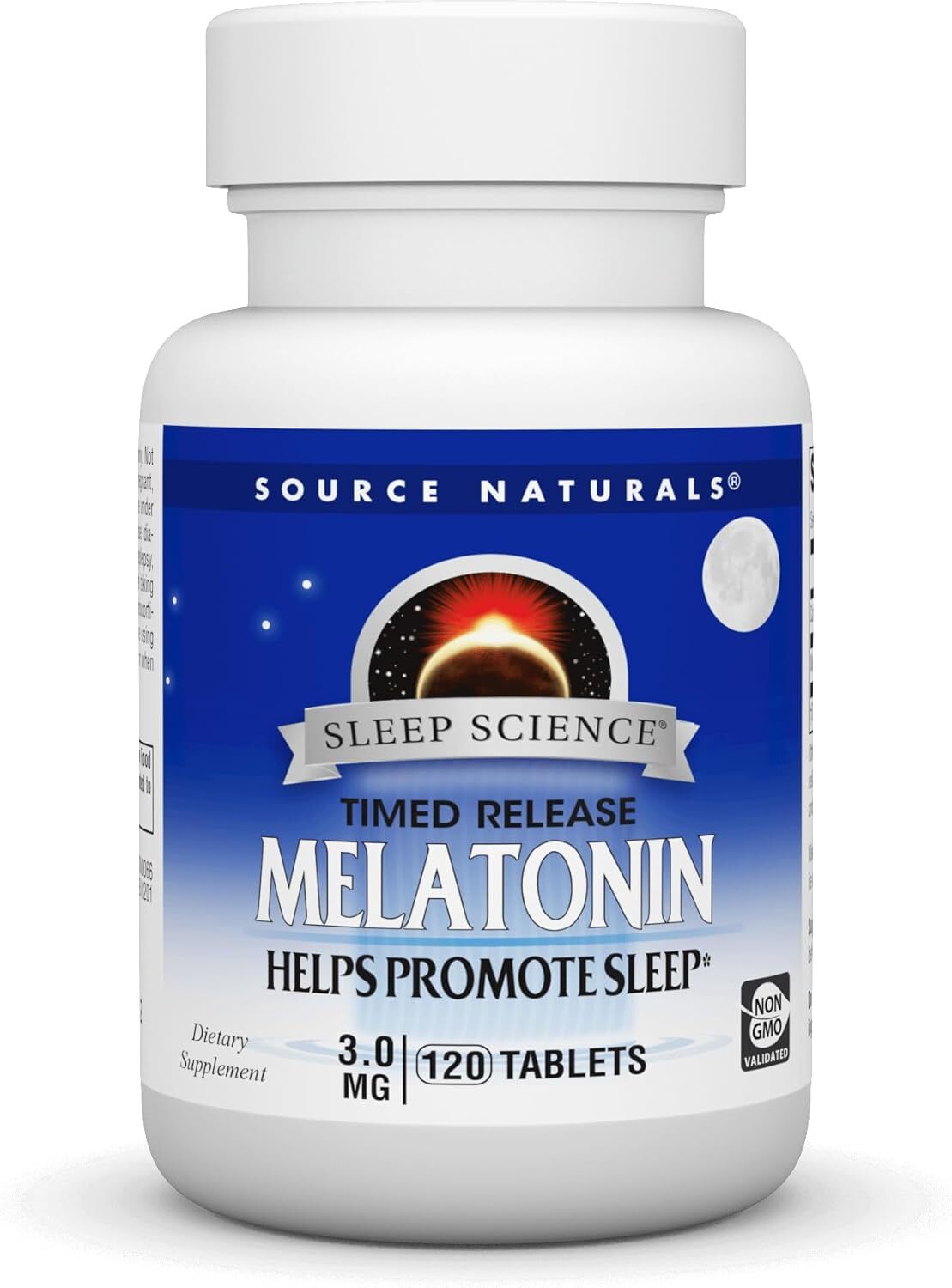 Source Naturals Time Released Melatonin* – 3 mg, 120 Tablets
