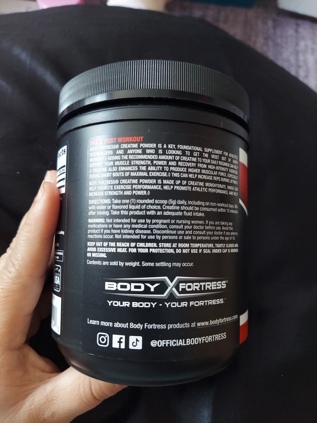 Body Fortress 100% Micronized Creatine Monohydrate Powder,300G (60 Ser) Ex 10/27