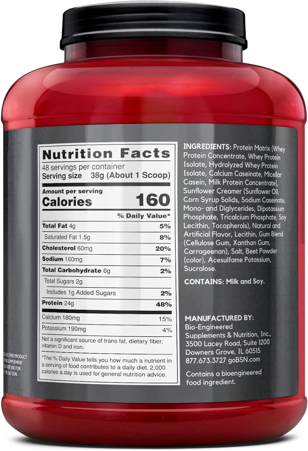 SYNTHA-6 EDGE Protein Powder, Strawberry Flavored Powder with Hydrolyzed Whey, M