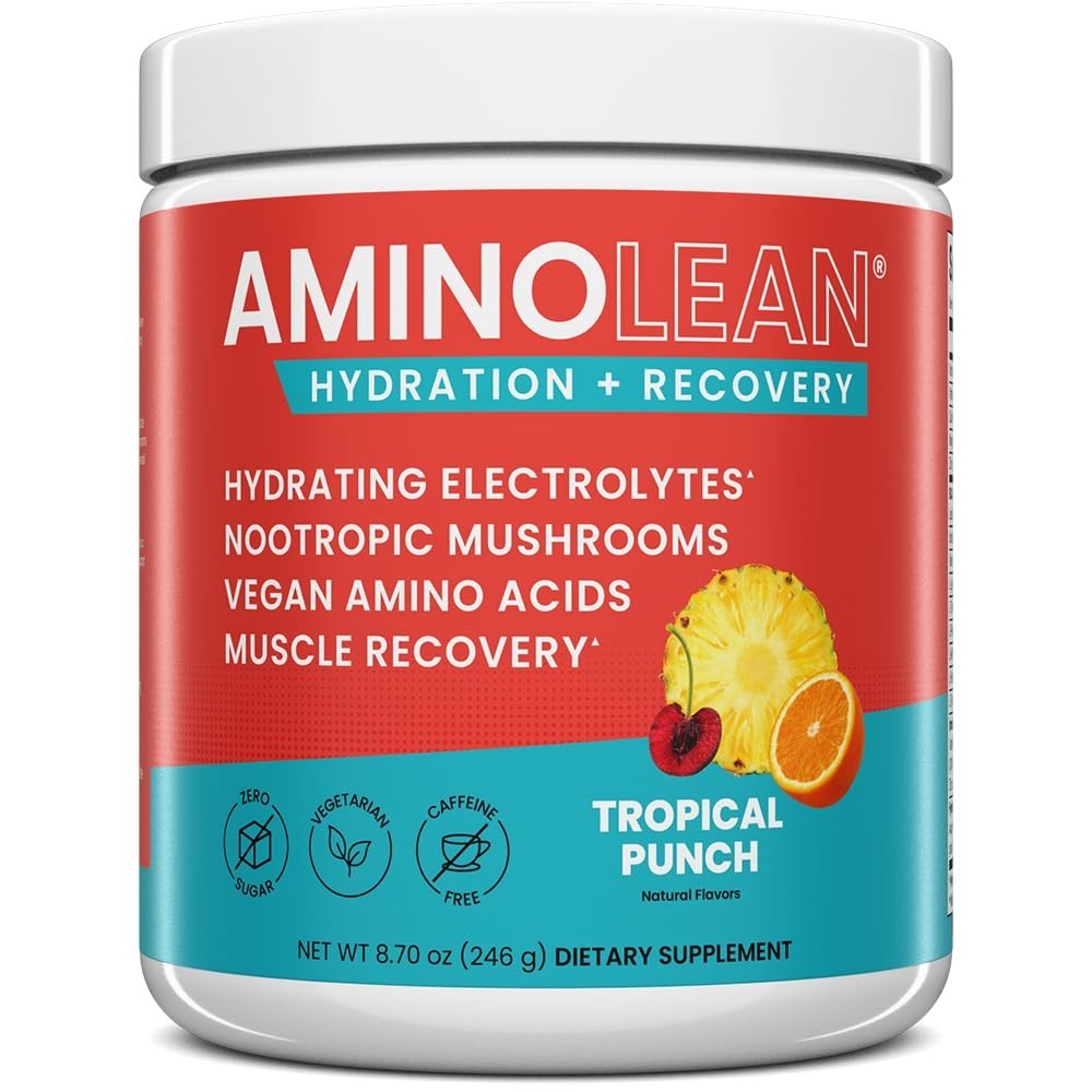 Vegan Amino Acids Powder – BCAA + EAA, Electrolytes & Reishi for Recovery, Sugar